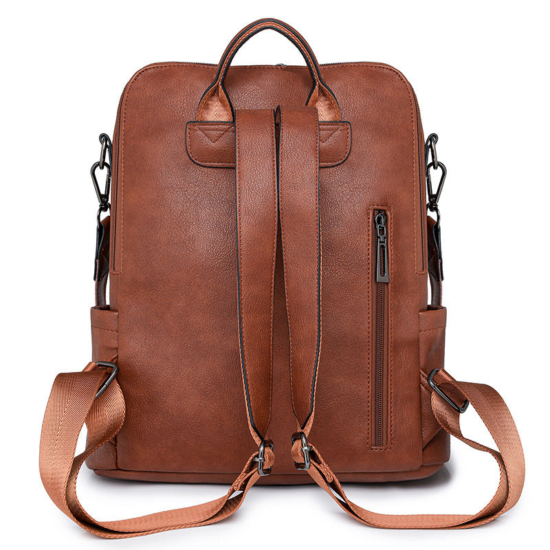 Wholesale Winter Retro Fashion Women's Large Capacity Backpack